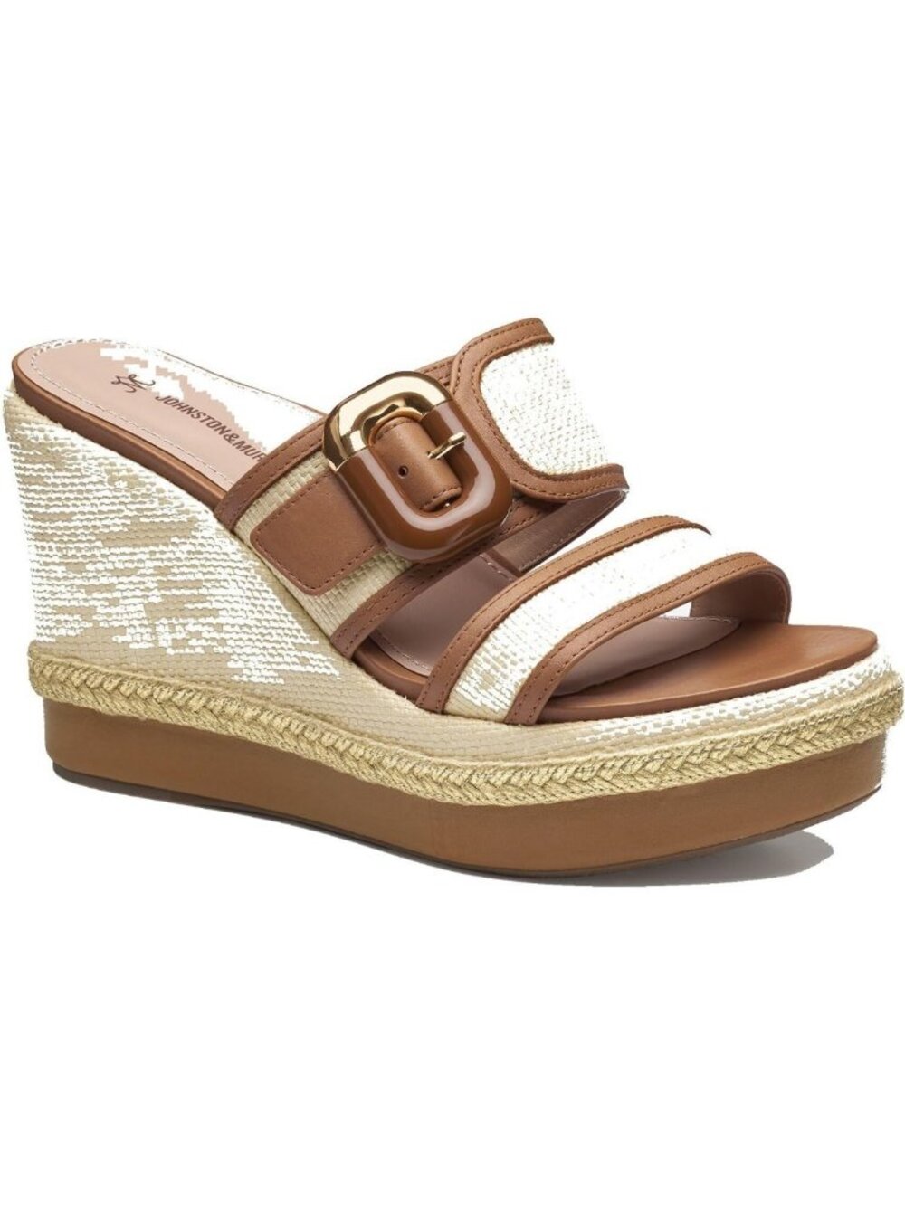 Stylish Buckle Strap Wedge Sandals - Comfortable & Chic Summer Footwear